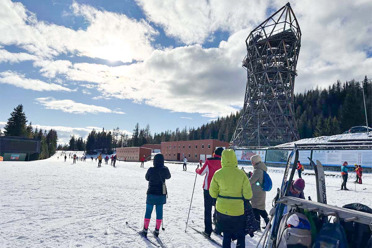 Bežecký areál Štrbské pleso, 31. januára 2025. Foto: Monika Janigová.